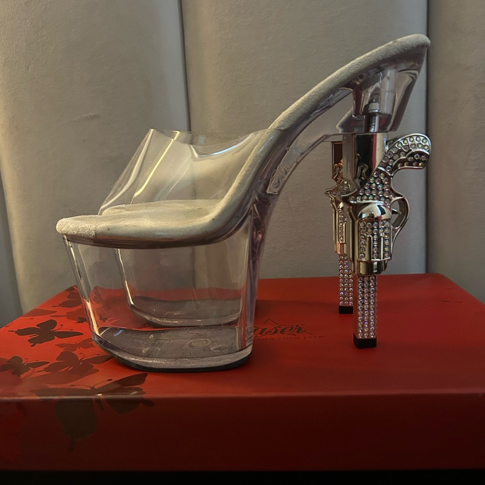 Pleasure stripper revolver heels